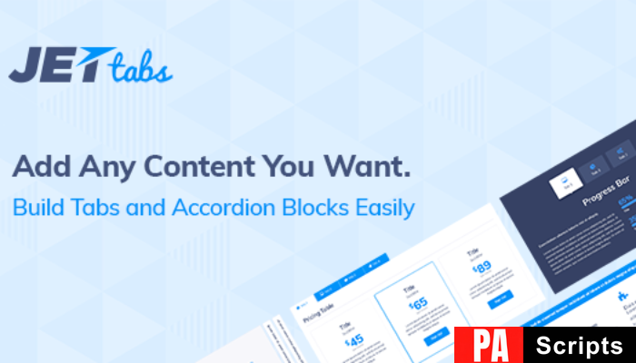 JetTabs v2.2.3 – Tabs and Accordions for Elementor