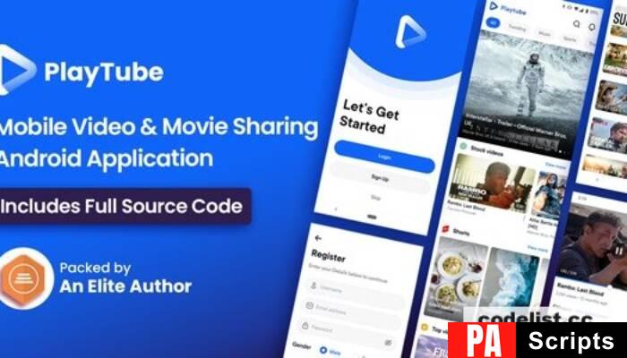 PlayTube v3.8 – Mobile Video & Movie Sharing Android Native Application (Import / Upload)