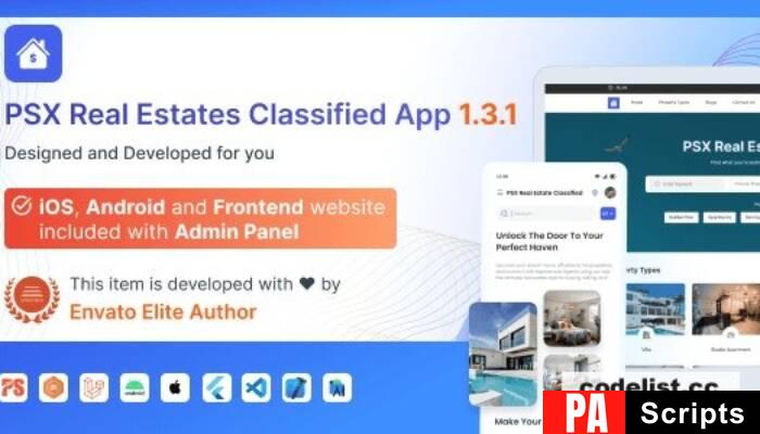 Classified For RealEstates v1.3.1.1 – Classified App with Frontend and Admin Panel