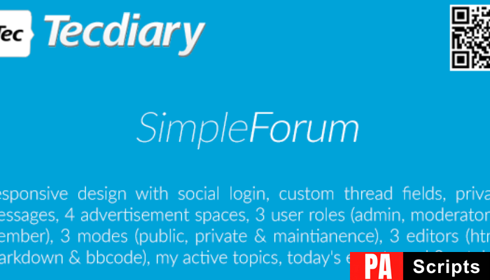 Simple Forum v2.0.0 rc-8 – Responsive Bulletin Board