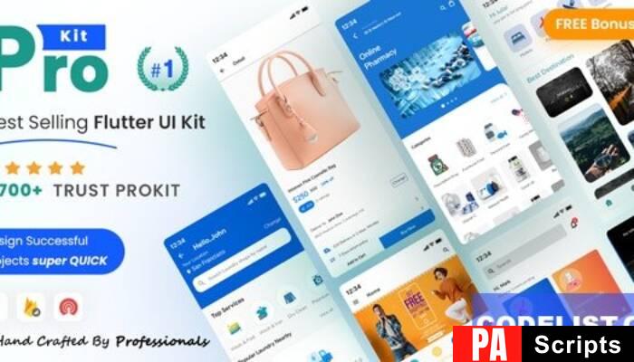 ProKit v6.7.0 – Best Selling Flutter UI Kit