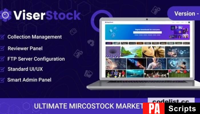 ViserStock v2.0 – Ultimate Microstock Marketplace – nulled