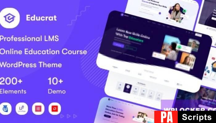 Educrat 1.0.21 – Online Course Education WordPress Theme