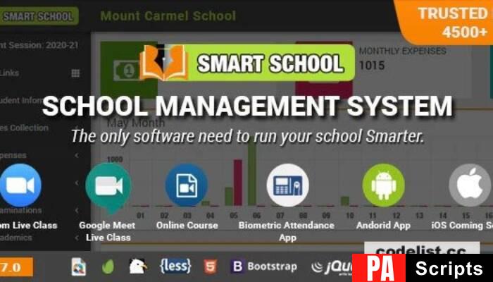 Smart School v7.0.1 – School Management System – nulled