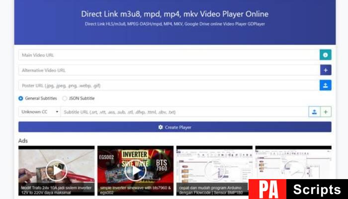 GDPlayer.To Google Drive Video Player PHP System v4.4.3