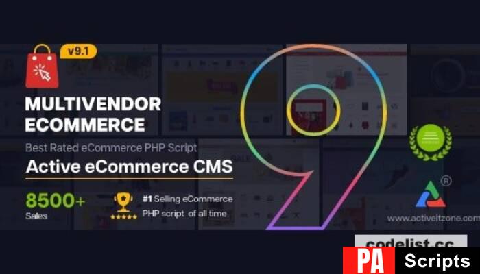 Active eCommerce CMS v9.1 – nulled