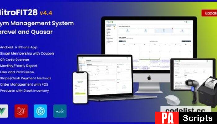 NitroFIT28 v4.4.1 – Fitness & Gym Management System