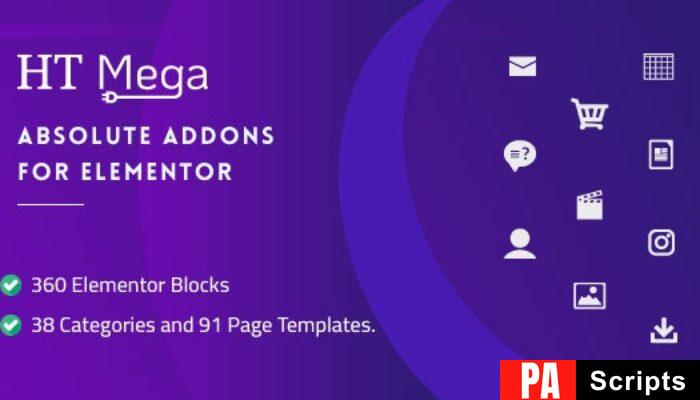 HT Mega Pro v1.8.8 – Absolute Addons for Elementor Page Builder