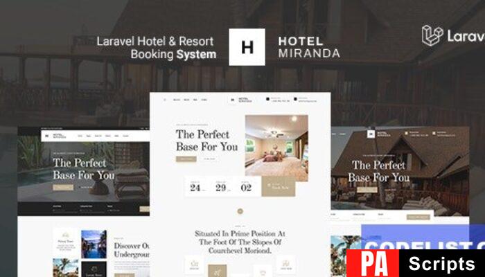 Miranda v1.42.1 – Hotel and Resort Booking system – nulled