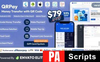 QRPay v4.7.0 – Money Transfer with QR Code Full Solution – nulled