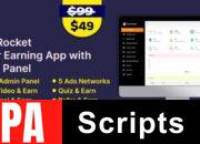 Cash Rocket v5.4 – Flutter Online Earning App with Admin Panel